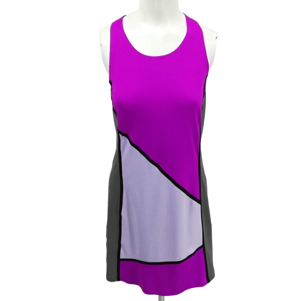 Title Nine Racerback Colorblock Purple Athletic Dress Size S Diamalete Golf